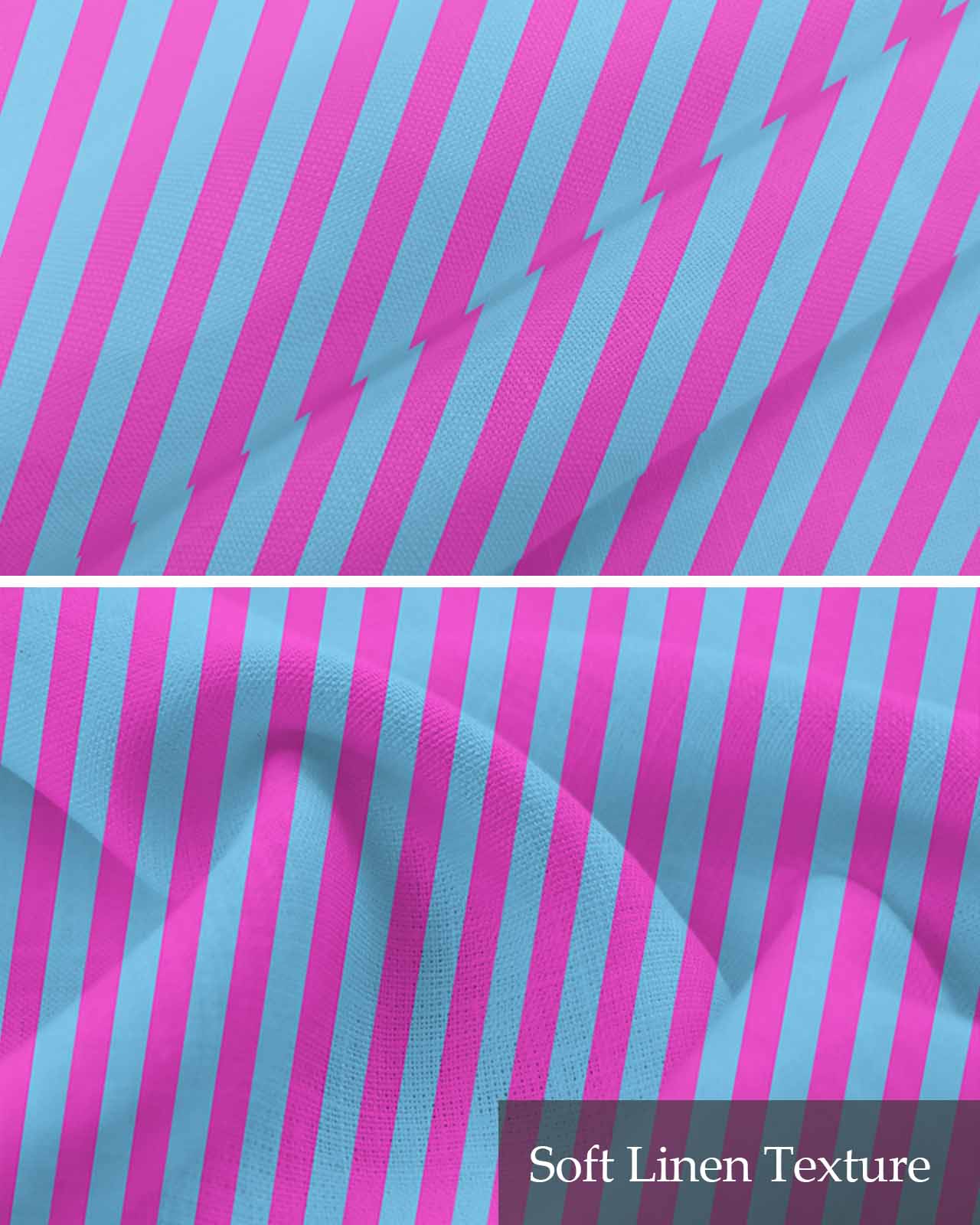 Purple Striped Kitchen Valances for Windows Farmhouse Linen Window Valance Curtain for Living Room Window Treatment Geometric Pink Vertical Solid Rainbow Valance Rod Pocket Topper Drape, 42 x 12 Inch