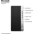 thumbnail image 3 of HP EliteDesk 800 G3 Tower PC, INTEL CORE I3-6100 3.70 GHz, 32G DDR4, 256 GB SSD + 2TB, DVD, DP, Type-C, USB 3.1, 4K Support, BT, WIFI, Windows 10 Pro 64-Multi-Language(EN/ES/FR), 3 of 5