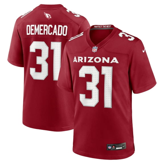 Men's Nike Emari Demercado Cardinal Arizona Cardinals Team Game Jersey
