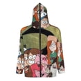 thumbnail image 2 of Gravity Falls Full Zip Hoodies Hooded Long Sleeve Jacket Lightweight Sweatshirt Warm Winter Coats 3XL, 2 of 6