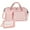 Pink, variant on Onekawa Gym Bag 35L for Men & Women -Travel Duffel Bag , Waterproof  Sports Duffel Bag with Toiletry Bag, Foldable Travel Backpack for Camping, Yoga, Weekend Trips - Pink