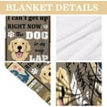thumbnail image 5 of Dog Dad Gifts for Men, Dog Dad Gifts Blanket 50" x60, Gifts for Dog Dad, Gifts for Gog Lovers, Best Dog Dad Ever, Dog Dad, Best Gifts for Dog Owners, 5 of 6