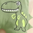 thumbnail image 3 of Kogui Boy Baby Outfit Sets Newborn Outfit Baby Boy 2Pcs Summer Clothes Infant Short Sleeve Letter Romper and Waffle Shorts Sets 0 3 6 9 12 18 24 Months (Green,12-18 Months), 3 of 7