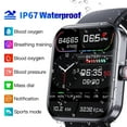 thumbnail image 5 of F57L smart watch waterproof health sports Bluetooth call smart reminder, 5 of 17
