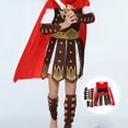 thumbnail image 2 of Armadura medieval, soldado romano, gladiador, ropa de cosplay romana antigua creativa para hombres, conjunto de disfraz de actuación para Halloween, 2 of 5