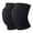 L-Black, variant on 2 Pack Soft Foam Padded Knee Pads Breathable Polyester Shock Absorbing Sports Knee Protector For Running Climbing