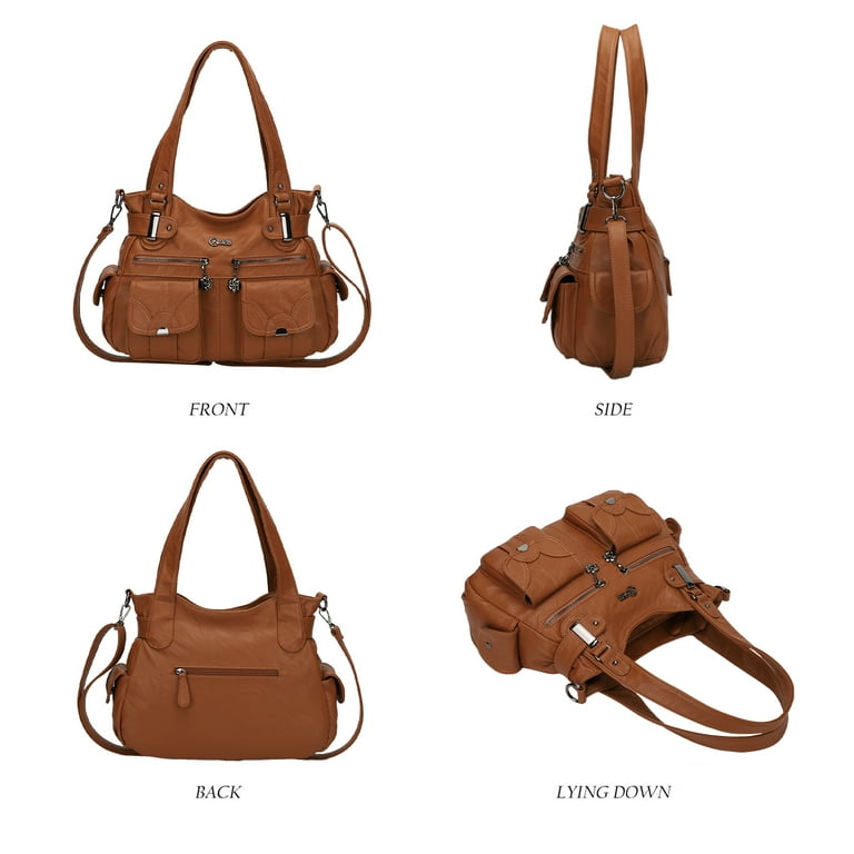 KL928 New Purses and Handbags for Women Multi Pocket Crossbody Bag with Adjustable Straps