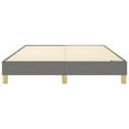 thumbnail image 3 of vidaXL Bed Frame Dark Grey 137x190 cm Full Fabric, 3 of 5