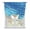 Blue, variant on Red Ombre Coastal Tie Up Curtains for Kitchen Windows,Adjustable Rod Pocket Valance 54 Inch Long, Summer Nautical Beach Ocean Seaside Window Treatment Balloon Roman Blind Shade, 42" x 54"