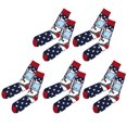 thumbnail image 1 of Calcetines de impresión unisex Sunnimix 5 Pares Tobillo Alto Algodón, 1 of 7