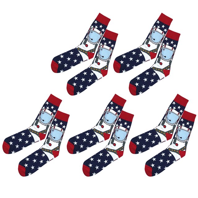 Calcetines de impresión unisex Sunnimix 5 Pares Tobillo Alto Algodón