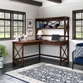 thumbnail image 6 of Bush® Furniture Key West 60"W Desk Hutch, Bing Cherry, Standard Delivery, 6 of 8