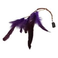 thumbnail image 2 of sunsanly Feather Hair Pin Colorful Leather Long Tassel Hair Clip Easy Matching Headgear Theme Parties Hair Accessories, 2 of 8