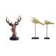 thumbnail image 1 of Figura de resina de animal, estatua moderna, adorno artesanal para decoración del hogar, dormitorio, escritorio, mesita de noche, entrada, adorno, 1 of 8