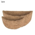 thumbnail image 6 of Dream Lifestyle 2PCS Half Round Replacement Coco Liner for Hanging Basket Wall Flower Basket,Half Circle Wall Planter Coconut Fiber Plant Basket Liner for Garden Planter Pot, 6 of 7