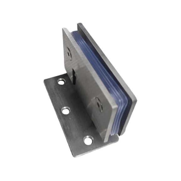 YWMJZEU Glass Shower Door Hinges 90 Degree Bathroom Clip Rectangle Heavy Duty Glass Door