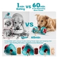 thumbnail image 3 of Juguete para perros knitly de nailon ajustable con dispensador de premios y rompecabezas, 3 of 6