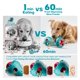 thumbnail image 3 of Juguete para perros knitly de nailon ajustable con dispensador de premios y rompecabezas, 3 of 6
