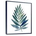 thumbnail image 3 of Designart 'Tropical Green Leaf On White' Farmhouse Framed Canvas Wall Art Print, 3 of 4