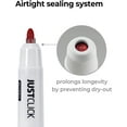 thumbnail image 5 of Retractable Dry Erase Markers, Click Dry Erase Whiteboard Markers, Bullet Tip, Thick Barrel, 12 Count, Red, 5 of 9