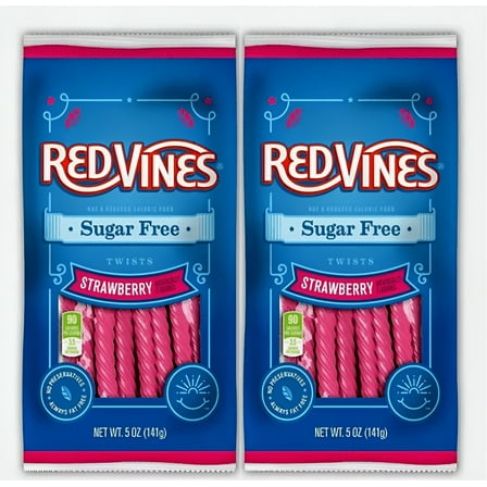 Red Vines Sugar Free Strawberry Twists -  2 Pack