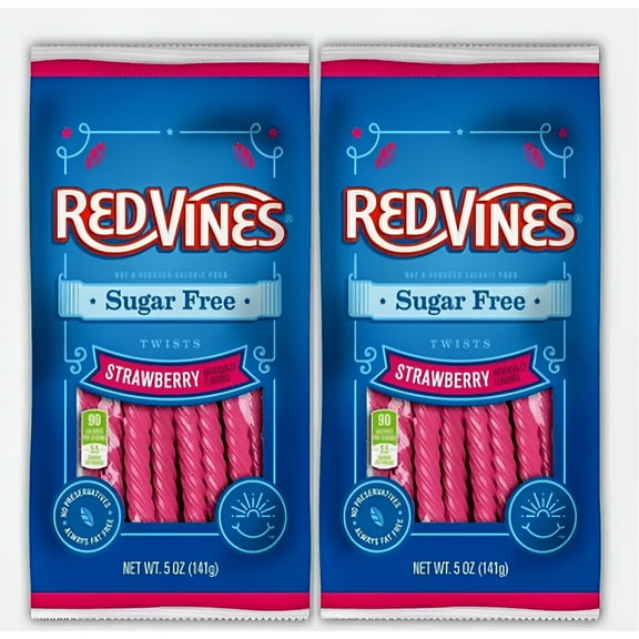 Red Vines Sugar Free Strawberry Twists -  2 Pack
