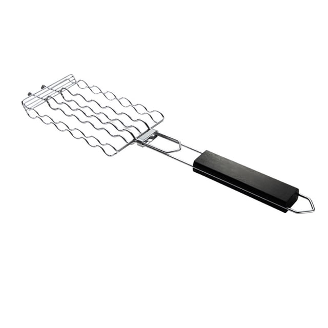 Rejilla metálica para salchichas y barbacoa, cesta para asar a la parrilla, soporte de Clip de malla para 6 parrillas, cesta para asar a la parrilla, tecnología avanzada