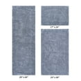 thumbnail image 3 of Better Trends Premium 3 Piece Bathroom Rug Set 100% Cotton, Extra Soft Tufted Bath Mat, Water Absorbent & Reversible Mat, Silver Lux Collection, 3 of 5