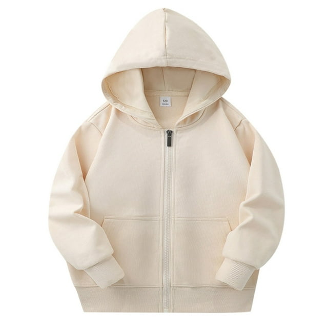 MIASHUI Sweat à Capuche Élégant pour Filles, Manches Longues, Fermeture Éclair, Doux et Confortable avec Poche pour Tenue Décontractée