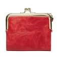 thumbnail image 1 of Pompotops Mini Fashion Ladies Square Clip Wallet Retro Multi functional Folding Money Clip Card Bag For Women Clearance, 1 of 1
