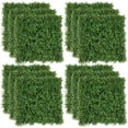 thumbnail image 1 of Gymax 12 Pcs Faux Boxwood Panels w/ Insertable Branches Privacy Hedge Screen 20'' x 20'', 1 of 10