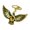 Gold, variant on Excellent Gift Keychain Featuring Hawks Wing And Eyes Stone Vintage Motifs Sturdy For Daily Use Or As Decorative Accessory