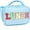 A-Chenille Letters-Light Blue, variant on Lunch Box for Kids Boys Girls Men Women, Insulated Small Soft Cooler Lunch Bag Kit for School Work Picnic Travel - Reusable Portable lunchbox, Black