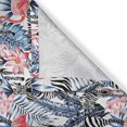 thumbnail image 3 of Ambesonne Watercolor Kitchen Curtains, Flamingo with Zebra, 55"x39", Blue Black Coral, 3 of 3