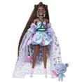 thumbnail image 1 of Barbie Extra Fancy Poupée, robe à imprimé oursons avec animal, 1 of 5