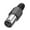 XLR male connector-Black, variant on 3Pin Male And Female Auditory Connector For Microphones And Sound Engineering Line Connector
