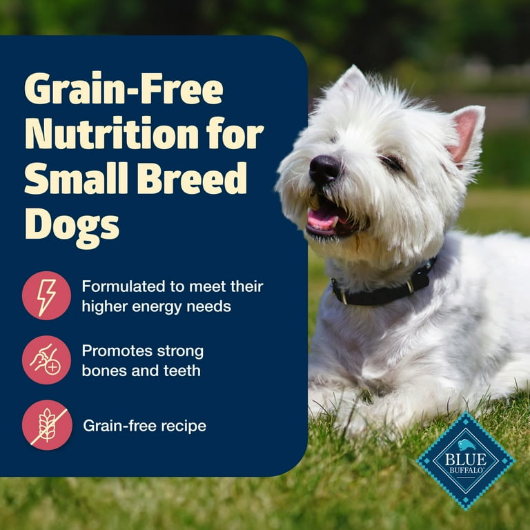Blue Buffalo Freedom Grain-Free Small Breed Adult Dog Food, 4 lb photo 3