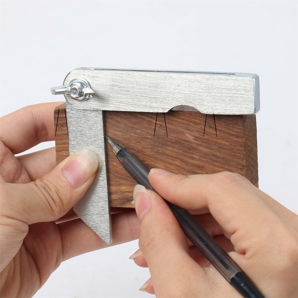 4-Inch Mini Sliding T-Bevel Gauge Protractor, Adjustable Carpenter's Bevel Finder for Precision Woodworking