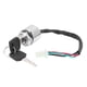 thumbnail image 1 of Interruptor de encendido, juego de interruptor de encendido universal para motocicleta eléctrica con 2 llaves de repuesto para ATV Mini Moto Dirt Bike Ecomeon no, 1 of 5