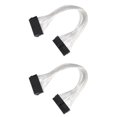 thumbnail image 1 of Cable de extensión de alimentación ATX para placa base de ordenador, blanco, estañado, de cobre sin oxígeno, 1 of 6