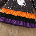 thumbnail image 6 of CONFREE Halloween Clothes Set for Toddler Girl Long Sleeve Cute Pumpkin Print Tops Pants 2Pcs Hallowmas Outfit Set Fall Clothing Set, 6 of 9