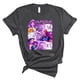 thumbnail image 3 of Moonsky Camiseta unisex Huntrix Dem-0n, colores cómodos, camiseta Huntrix para niñas, camiseta Mira Rumi Joey, merchandising, regalo juvenil para fans del K-pop (Gris oscuro 3XL), 3 of 3