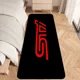 thumbnail image 5 of Alfombrilla de franela con estampado gráfico de coche de carreras Sti para baño, cocina, entrada, decoración del hogar, 5 of 5