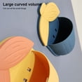 thumbnail image 4 of Kearding Soporte de almacenamiento montado en la pared dibujos animados maíz Oficina Hotel sala de estar baño de maquillaje cepillo caja Cocina y Comedor Azul Kearding HA064430-04, 4 of 6