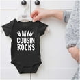 thumbnail image 5 of My Cousin Rocks Family Musician Romper Boys or Girls Infant Baby Brisco Brands NB, 5 of 6