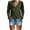 Dark Green, variant on vigerkar Women's Waffle Knit Tunic Tops Loose Long Sleeve Button Up V Neck Henley Shirts (Wine, S)