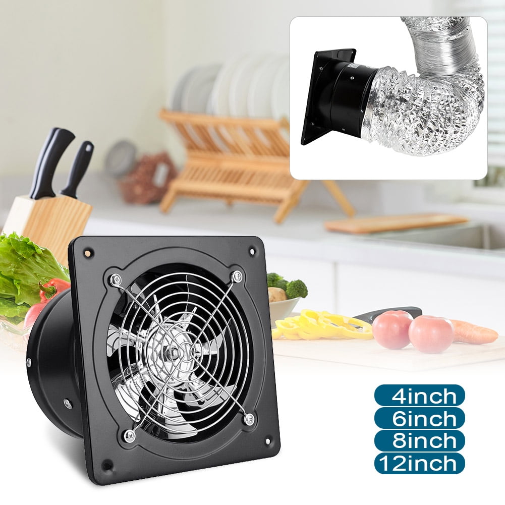 4 Inch Exhaust Fan,Wall Mounted Vent Fans,Ventilation Extractor Fan 110V Wall-Mounted Square Blower for Kitchen,Bathroom,laundry room