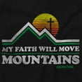 thumbnail image 2 of Christian Faith Moves Mountains Womens Slim Fit Graphic Tee Brisco Brands S, 2 of 5