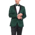 thumbnail image 2 of Adam Baker Men's Floral Paisley Shawl Lapel Tuxedo Jacket Matching Bow Tie Included, 2 of 6