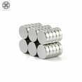 thumbnail image 4 of Luxtrada Lots 100packs 6mm X 3mm Neodymium Disc Strong Rare Neodymium Earth N52 Small Fridge Magnets, 4 of 7